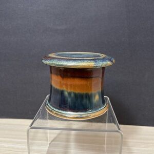 Artisan Ceramic Storage Jar - Multicolor